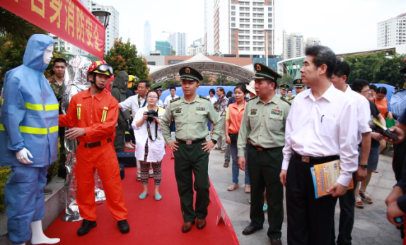 深圳市2015年“119”消防安全宣传月启动仪式